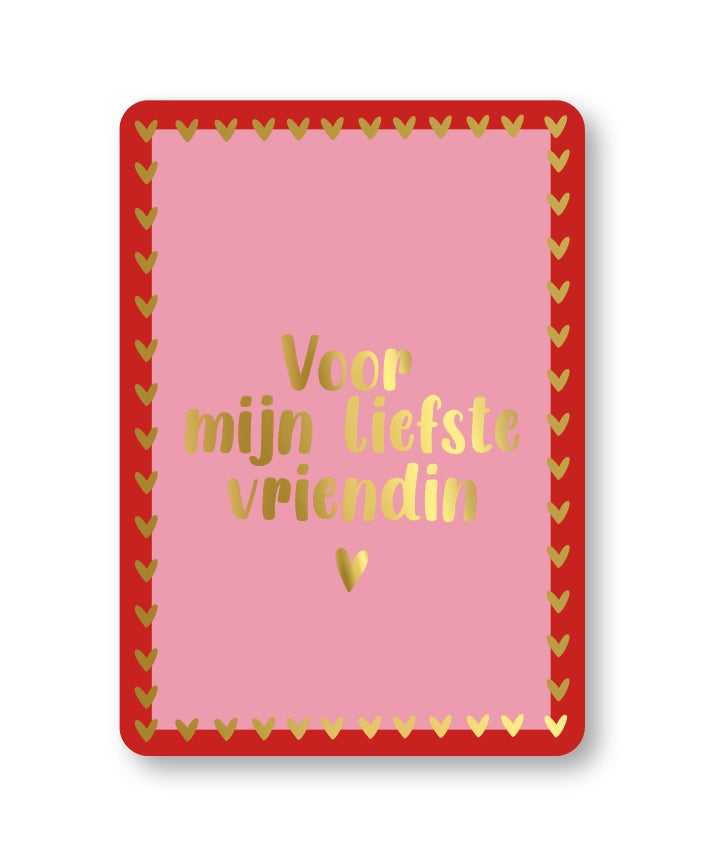 Handgeschreven kaartje