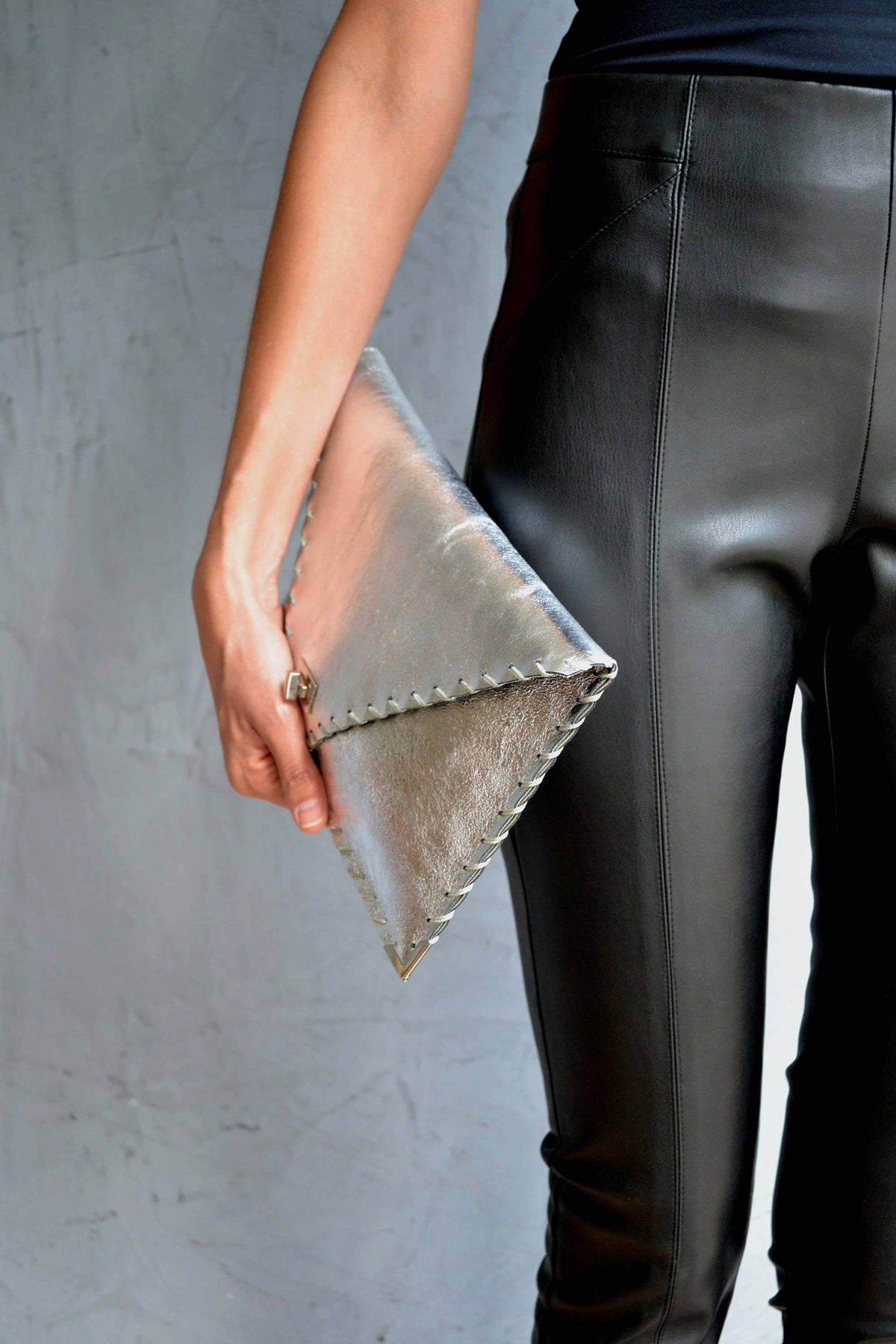Clutch zilver | ANA KOUTSI
