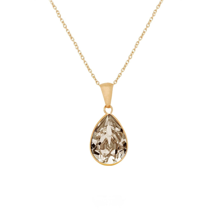 Korte ketting kristal Light Silk