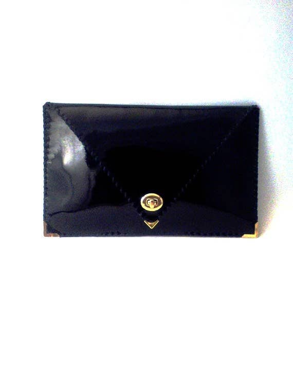 Clutch zwart lak | ANA KOUTSI