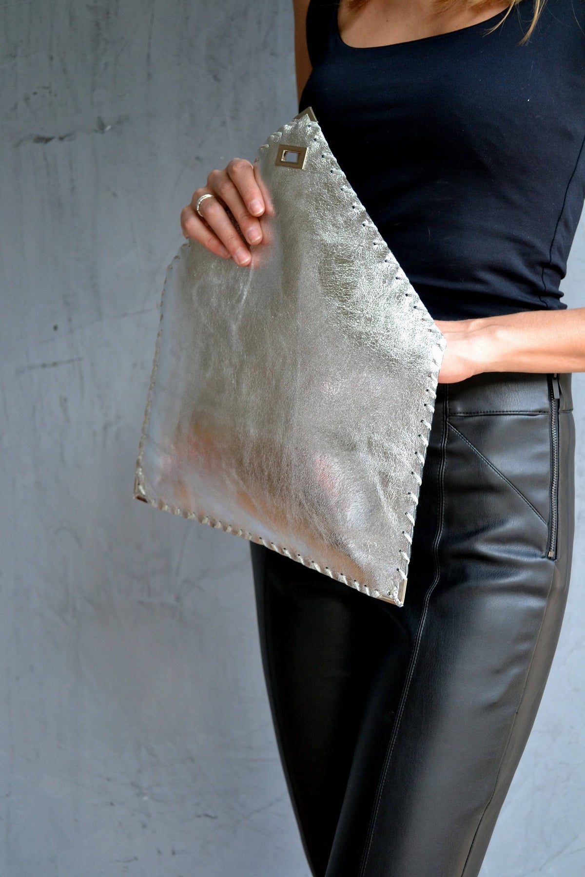 Clutch zilver | ANA KOUTSI